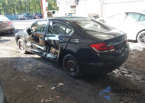 2013 Honda Civic Lx z USA, uszkodzony, nr VIN 19XFB2F5XDE294846